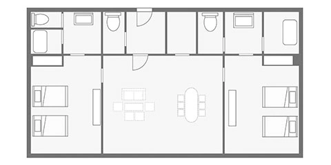 房間布局圖|長野松代美居溫泉度假酒店 
