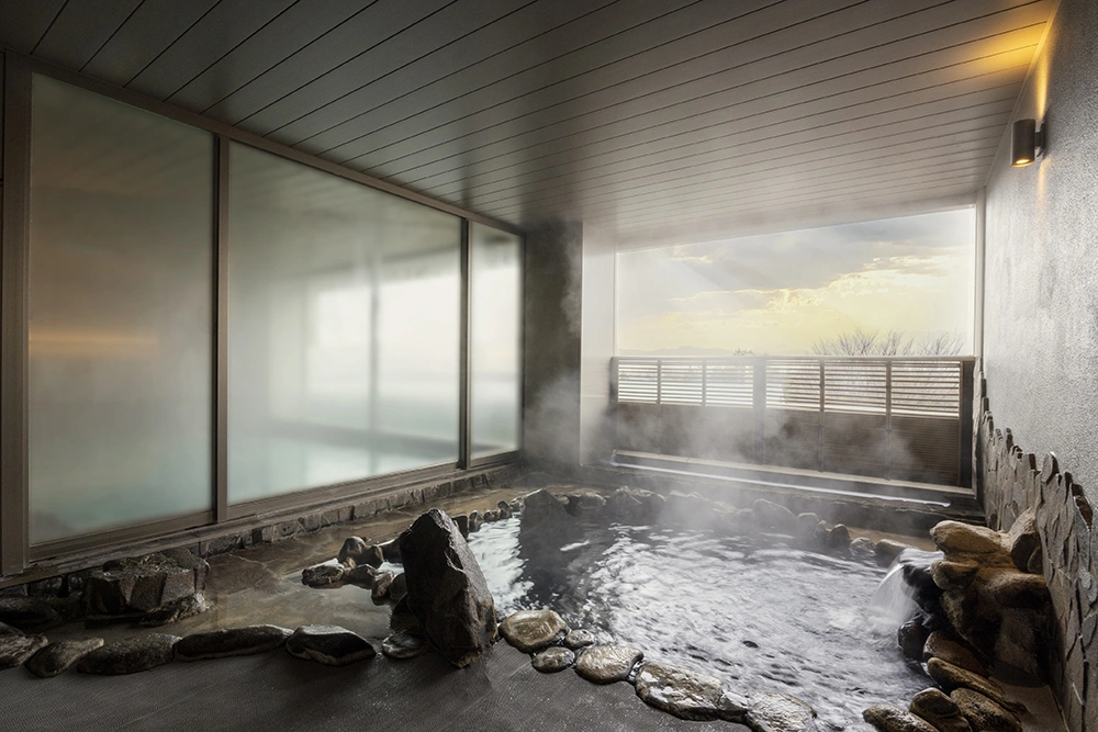 溫泉・大浴場主視覺效果|長野松代美居溫泉度假酒店 