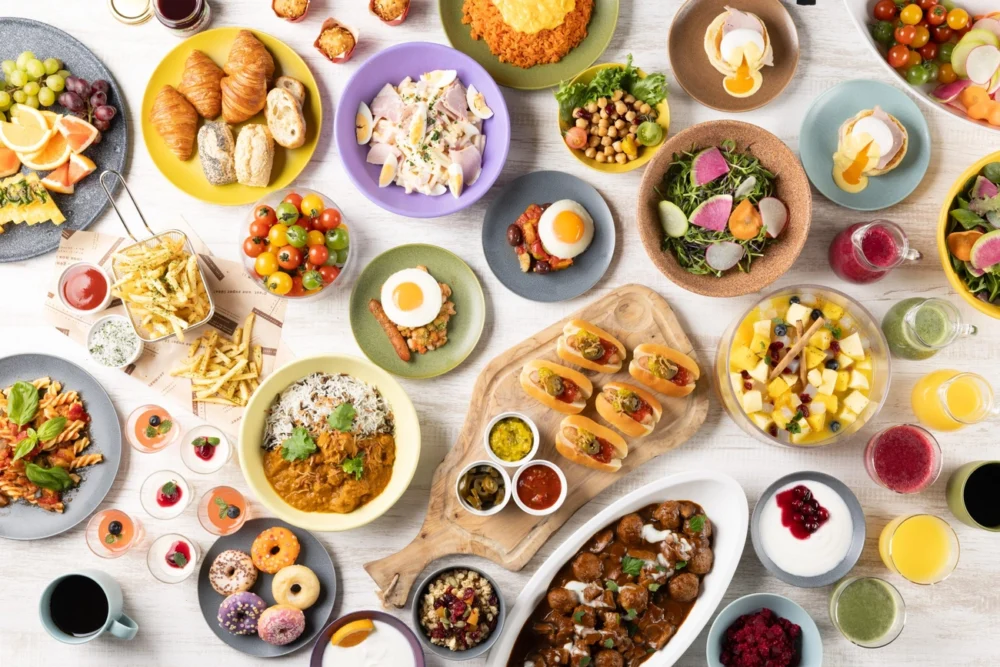 ■夕食・朝食ビュッフェ