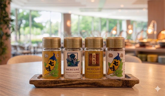八幡屋磯五郎×メルキュール長野松代　オリジナル七味